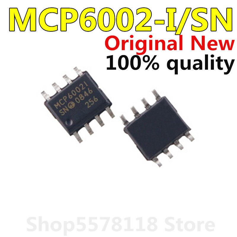 (Ready Stock) 10PCS MCP6002-I/SN SOP8 MCP6002-I SOP MCP6002 SOP-8 SMD IC