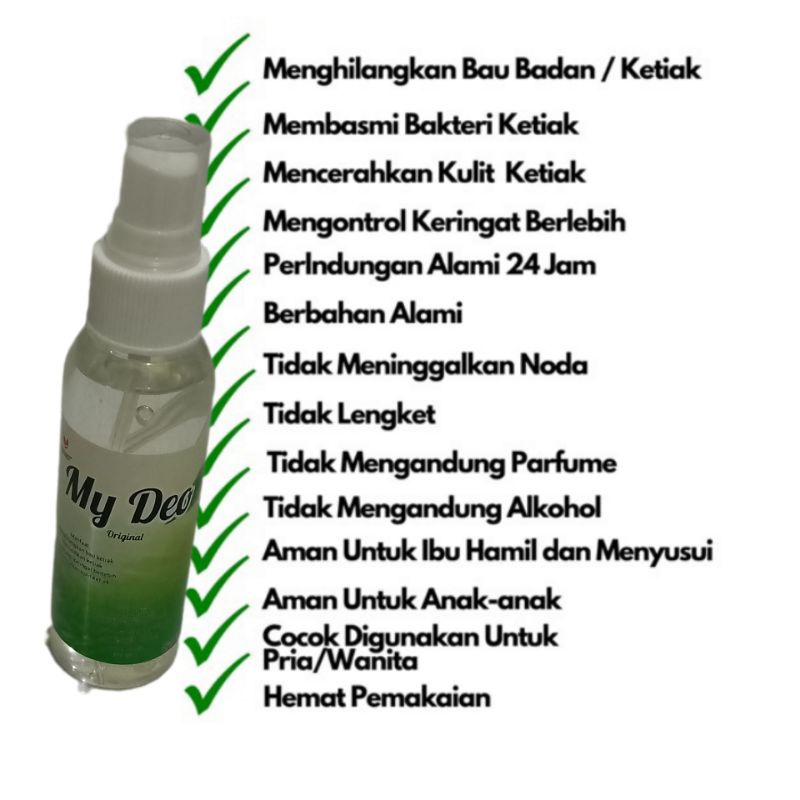 My Deo anti bau ketiak deo spry anti bau badan 100 ml