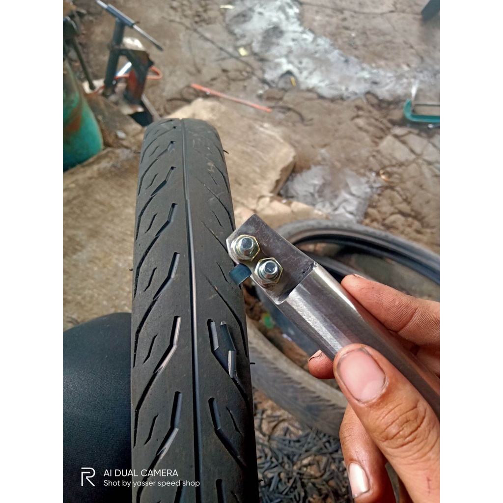 Alat Ukir ban sepeda motor pengukir ban alat sodet ban