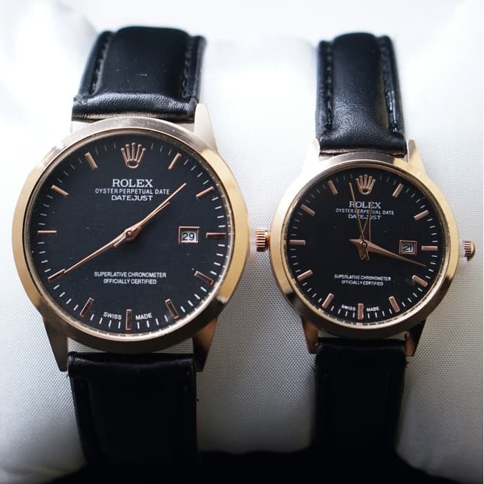 JAM TANGAN MURAH/JAM ORIGINAL/ JAM TANGAN ROLEX CP KULIT 142B