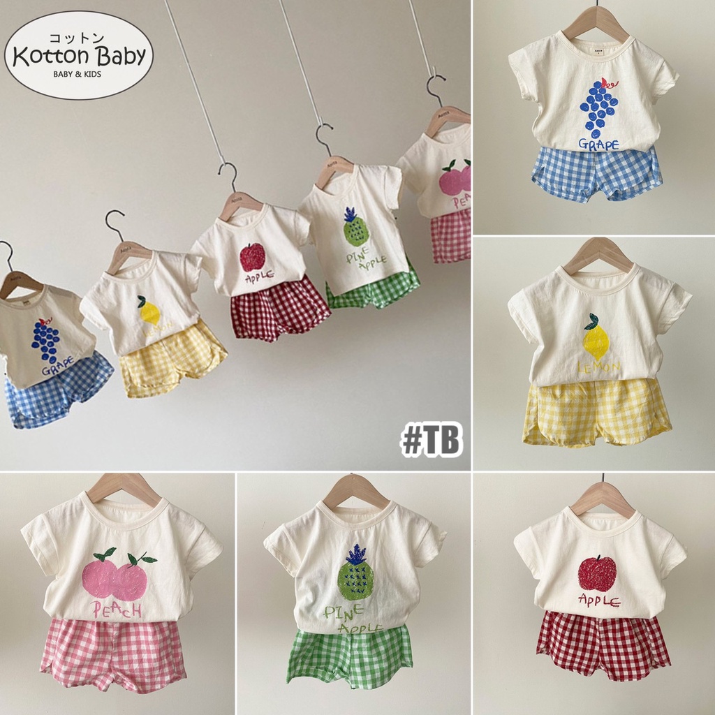 1-4 thn || SETELAN KAOS + CELANA (1 set) ANAK CASUAL BAJU TIDUR PIYAMA catalog CTDD TB