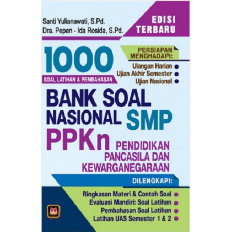 Buku Bank Soal Nasional SMP PPKn Santi Yulianawati