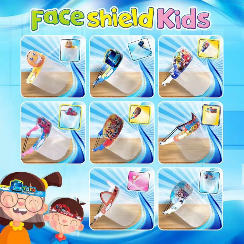 FACE SHIELD ANAK KARAKTER / FACE SHIELD KIDS