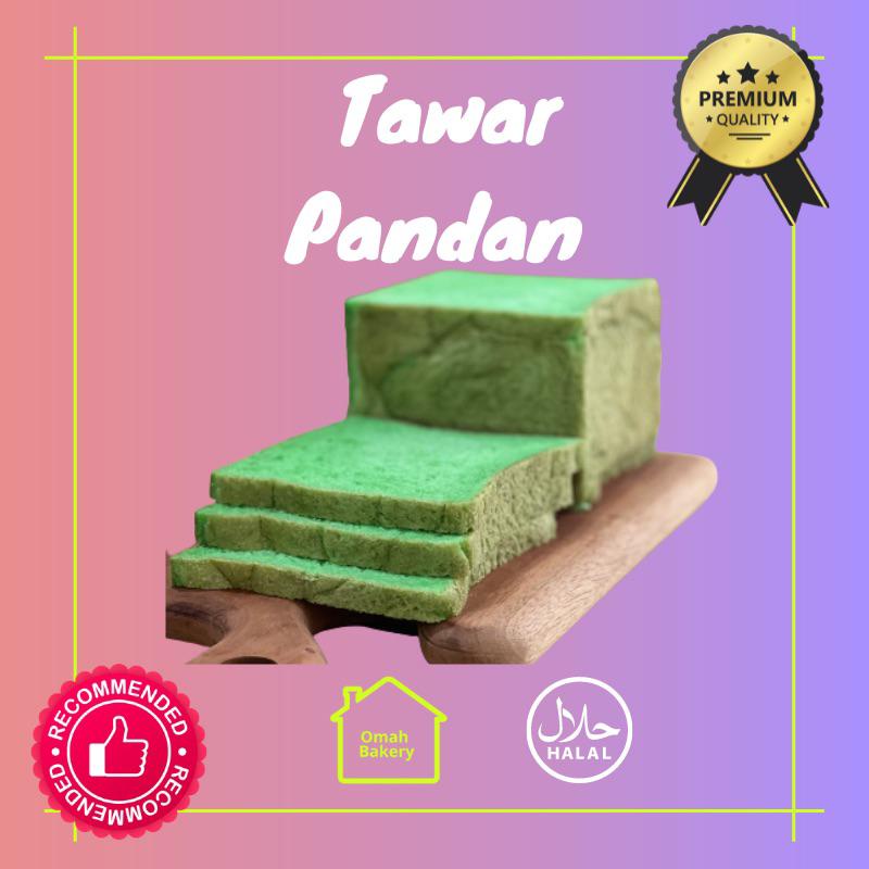 Bakery/roti tawar pandan/lembut/enak/toast/Murah berkualitas premium