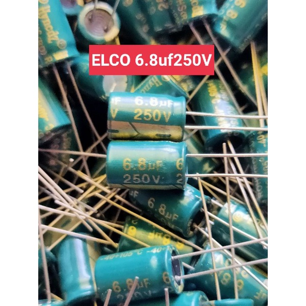 ELCO 6.8uf250V 6.8uf-250V