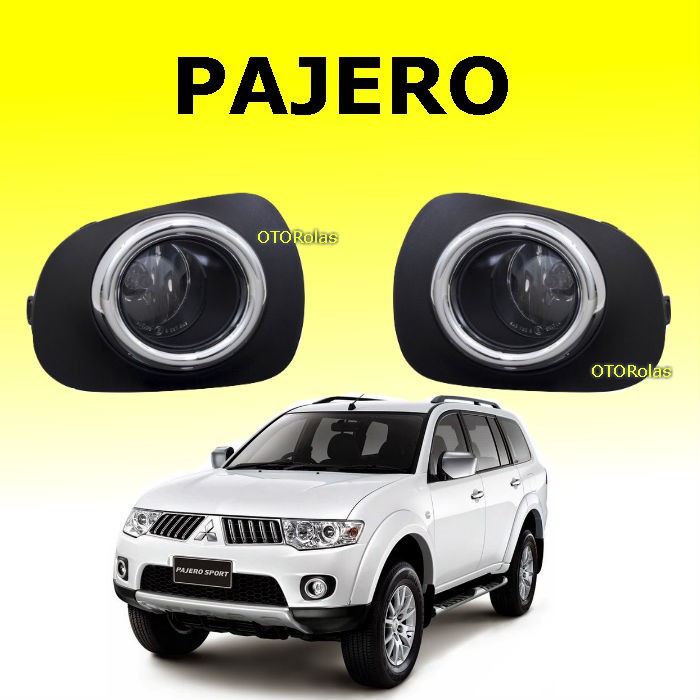FOG LAMP MITSUBISHI PAJERO SPORT 2009 2010 2011 2012 2013 FOGLAMP LAMPU KABUT BUMPER BEMPER DEPAN