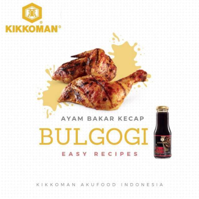 Khas Kikkoman Bulgogi Sauce / Saus Seasoning Bulgogi korean halal 300 gram