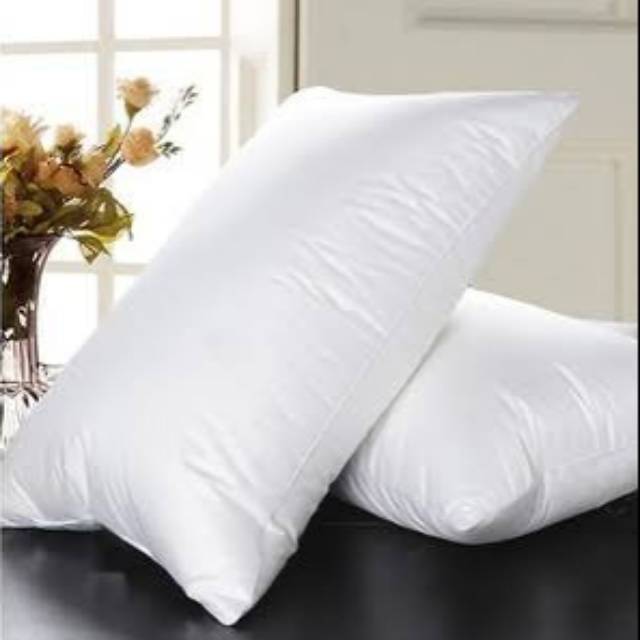 BANTAL dan GULING HOTEL 45x65cm PUTIH - SILIKON 750 gram