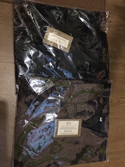 Pari Coklat Panjang Kemeja Batik Pria Full Furing Katun Sragenan