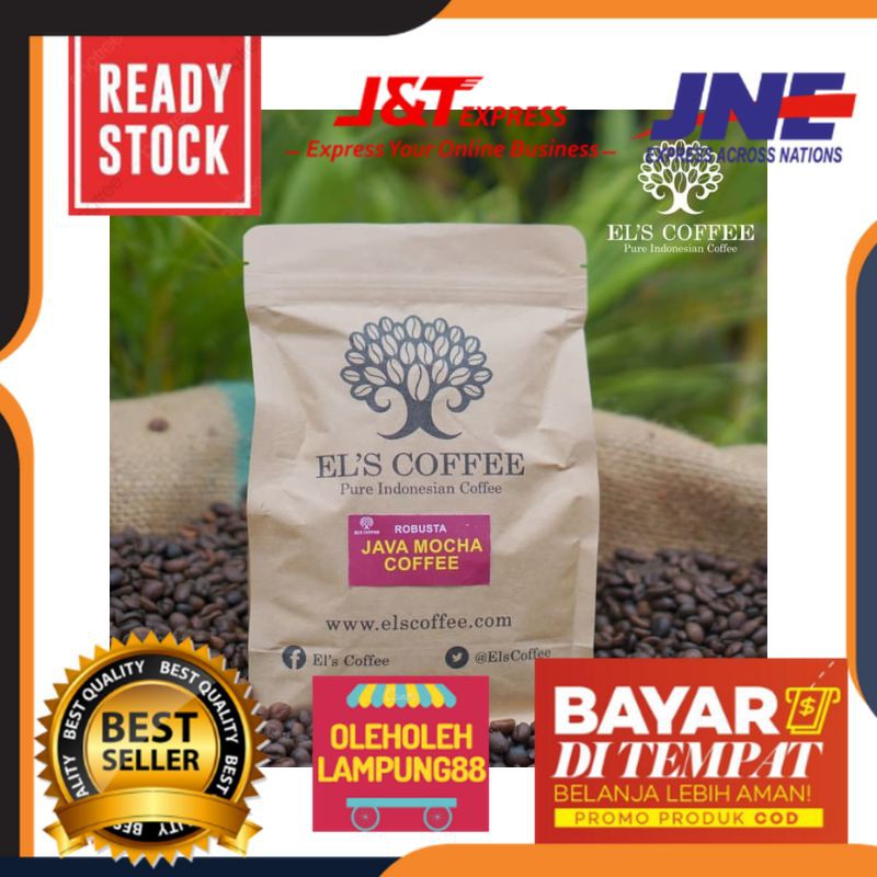 

Els Coffee El's Coffee Lampung Kopi Java Mocha Kopi Robusta Asli Kemasan 500Gr Oleh Oleh Lampung