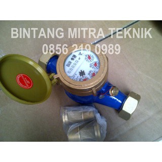 METERAN AIR BR / B&R 1" KUNINGAN (SNI)