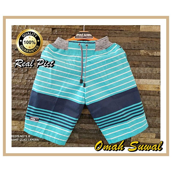 Celana Pendek Pria Distro Motif Surfing Pantai Santai / Celana Pria Murah