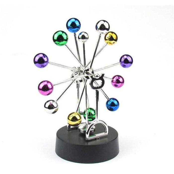 Pajangan Meja Pendulum Newton Perpetual Model Ferris Wheel -GM30