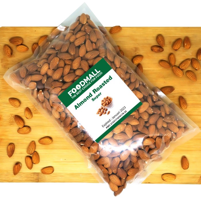 

54ekh Almond Roasted 1 Kg Grade A Premium / Almond Panggang. 60J