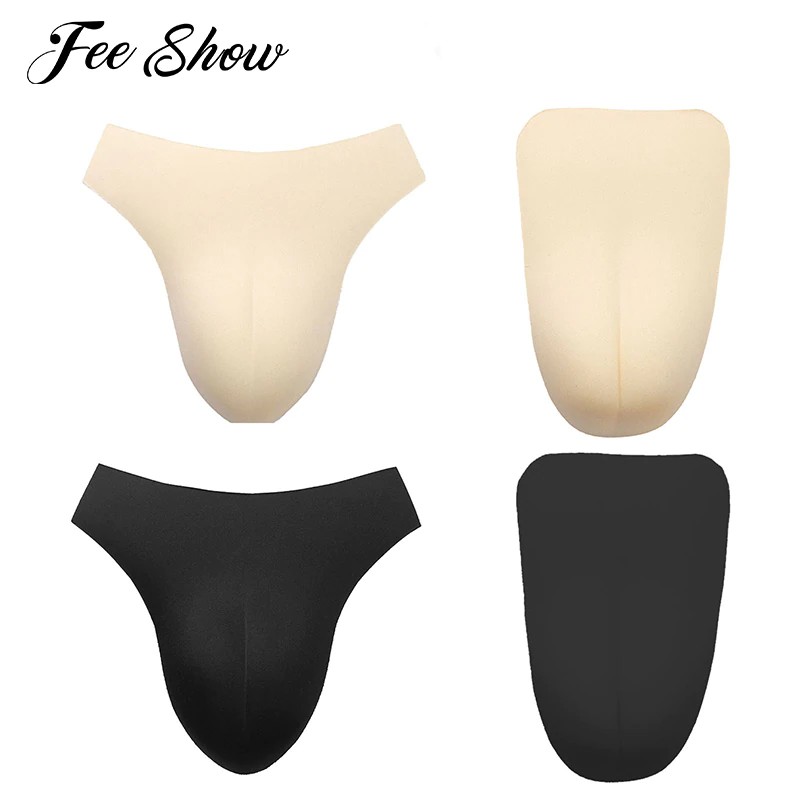 IMPORT Mens Pouch Pads Crossdressing Transgender Mild Soft Camel Toe Fake Underwear Transgender