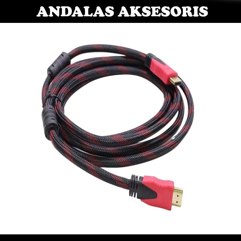 Kabel Hdmi to Hdmi 3 Meter jaring