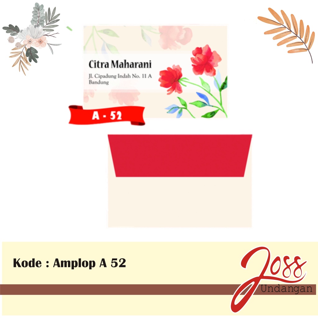 

Amplop Falah Motif A-52 Isi 50pcs Tanpa Cetak