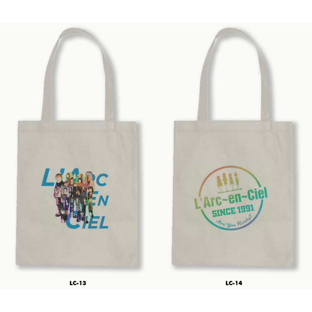 TOTE BAG BLACU - L'Arc~en~Ciel / LARUKU .01