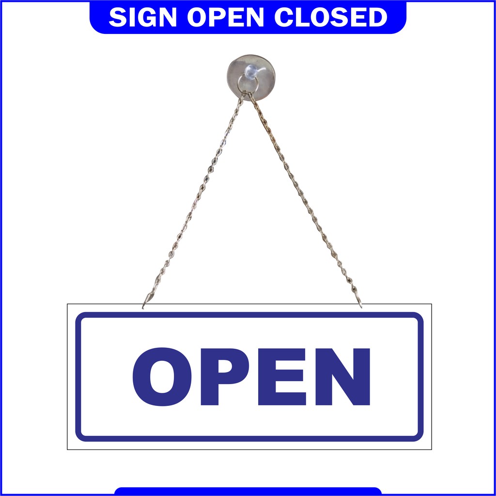 

Sign OPEN CLOSED Acrylic