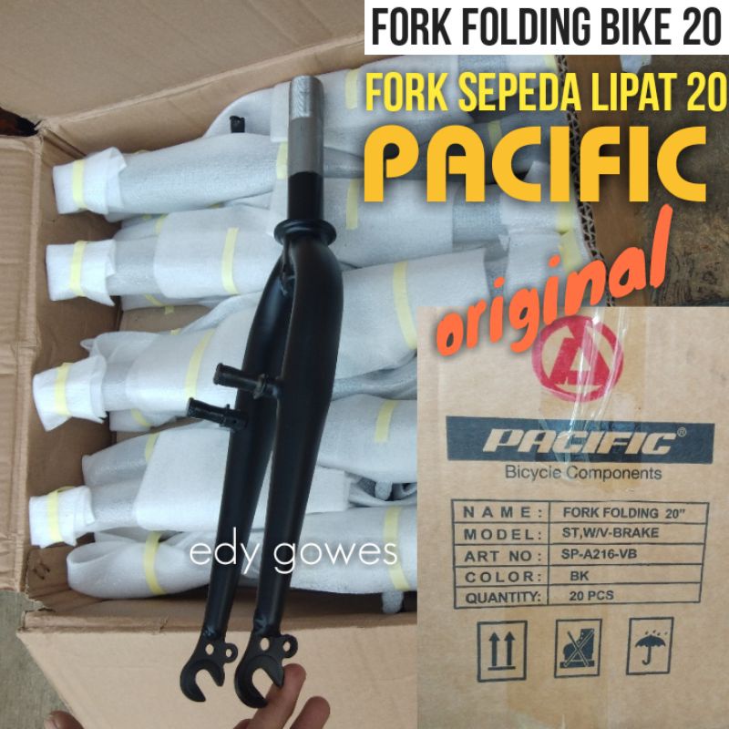fork sepeda lipat 20 oversize drat fork folding bike 20 pacific original