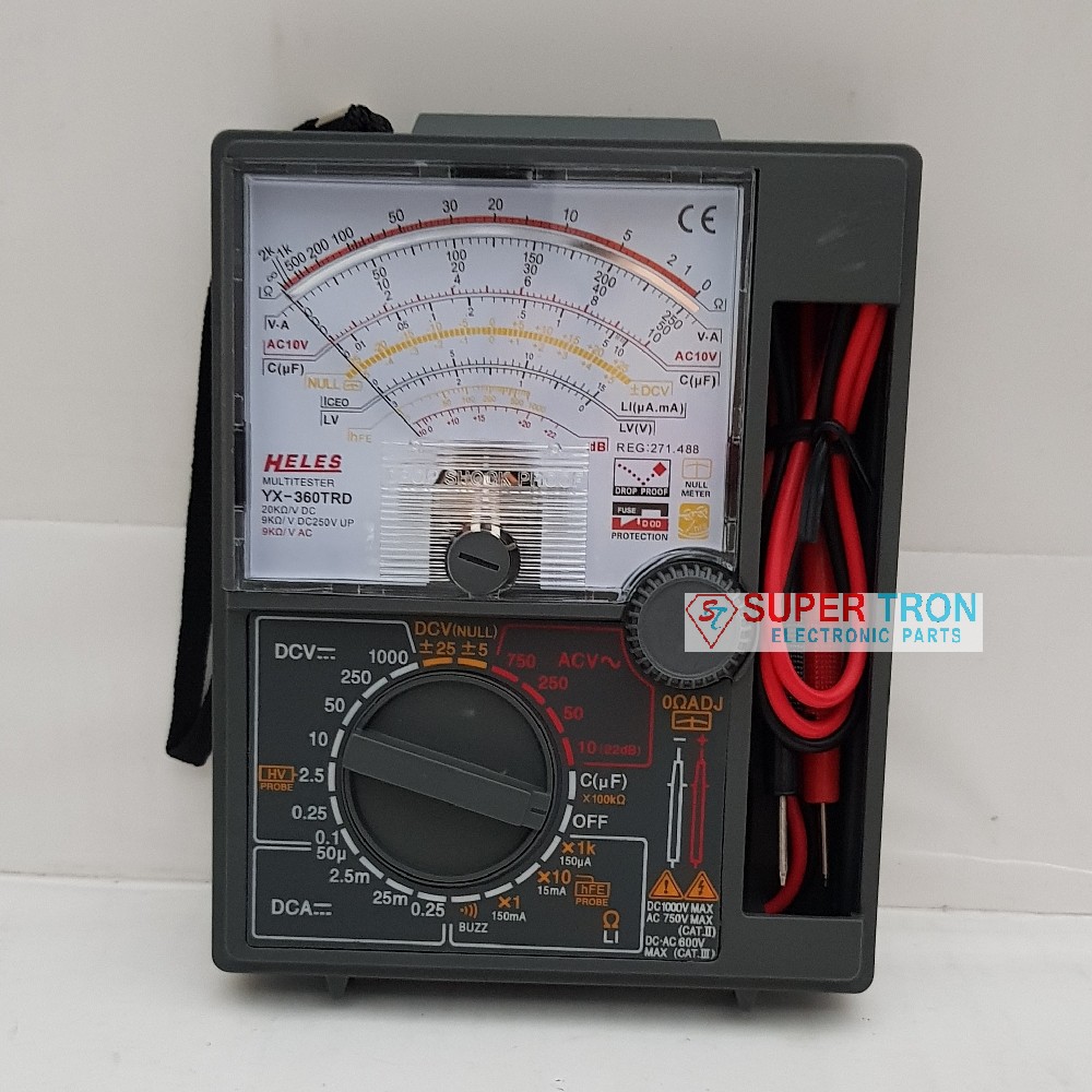 Multimeter HELES YX 360 TRD Multitester Avometer Analog Heles YX360TRD