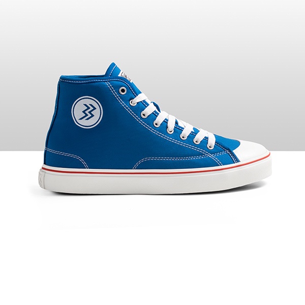Geoff Max Official - Timeless HI Blue Red | Sepatu Pria | Sepatu Wanita | Sepatu Unisex