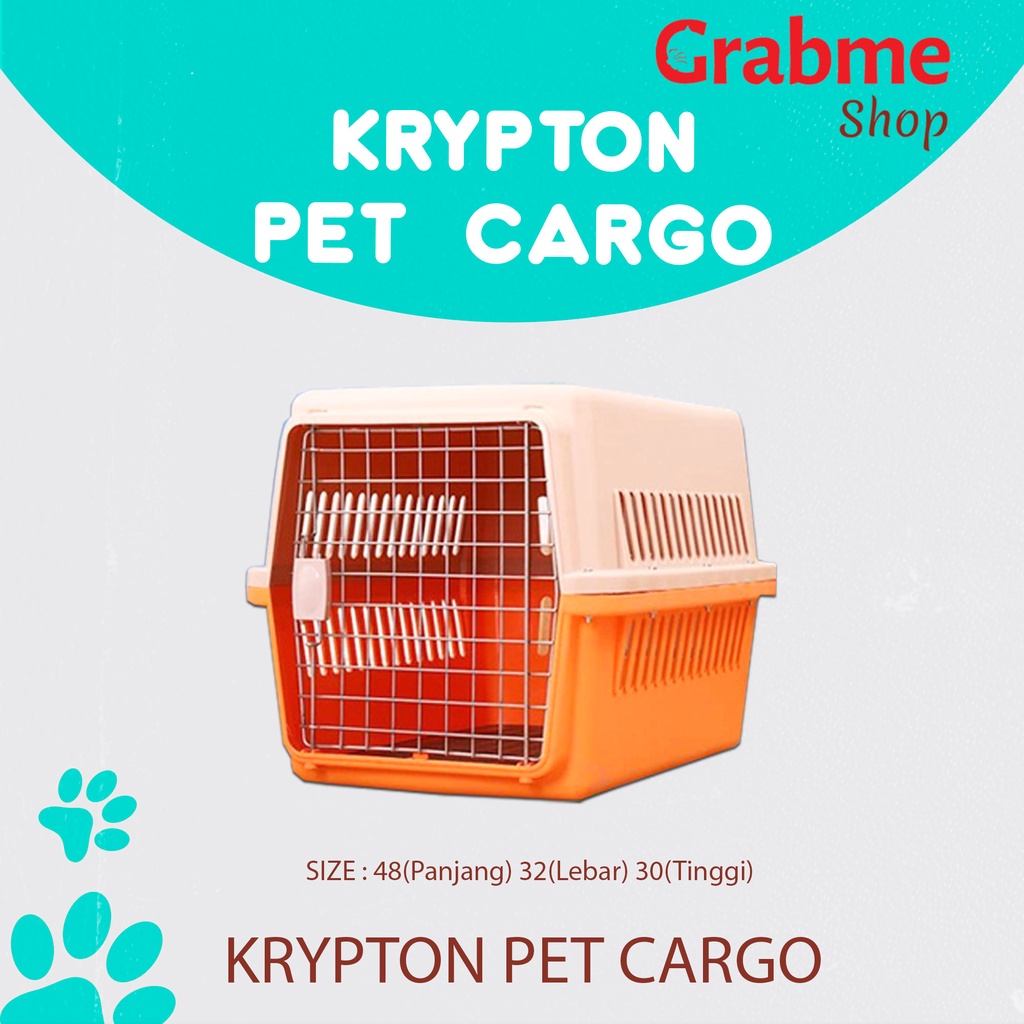 Pet Carrier / Pet Cargo kandang untuk Kucing Anjing dan hewan peliharaan