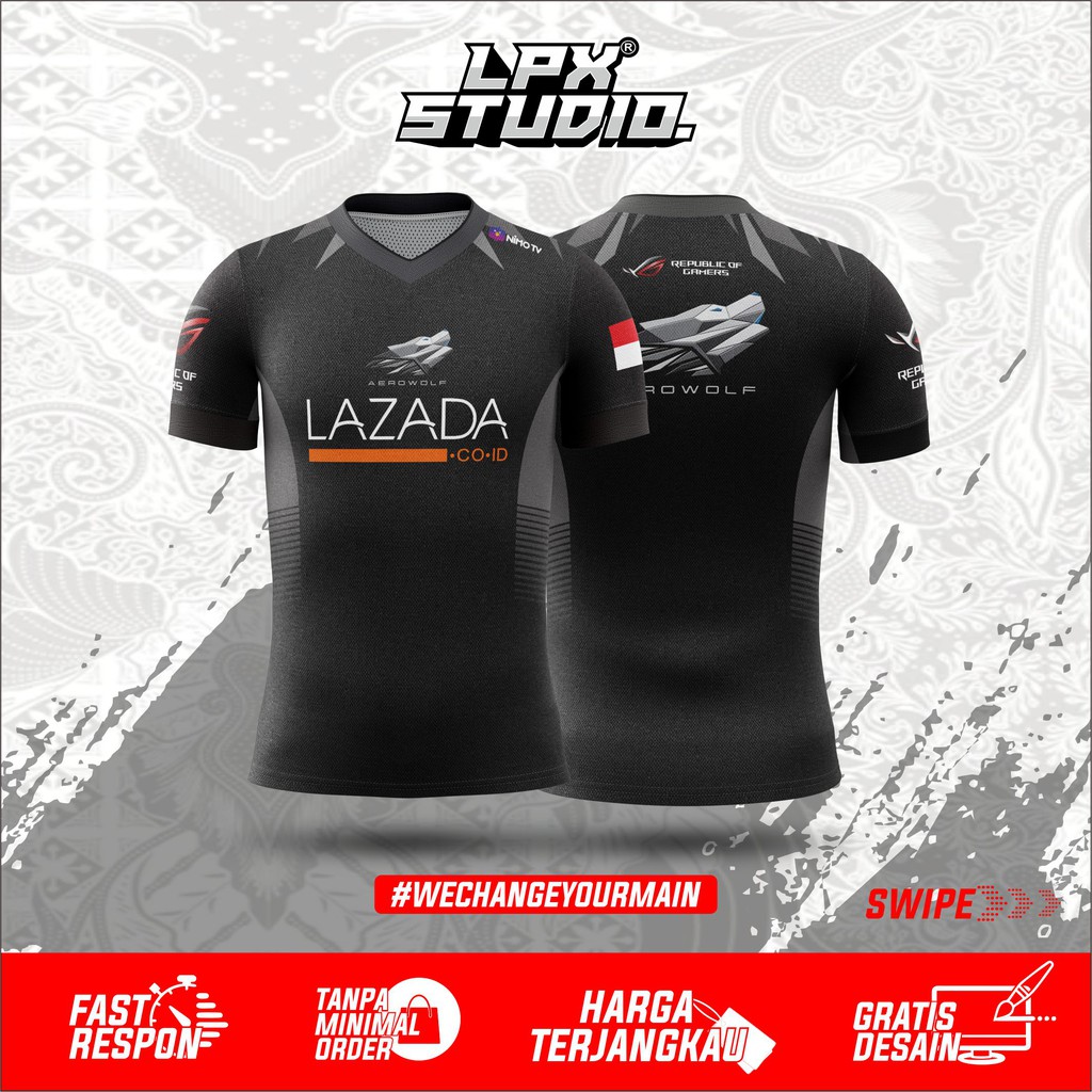 Jersey Gaming Custom | Aerowolf 2021 Free Name Set