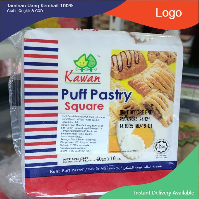 

kawan puff pastry square