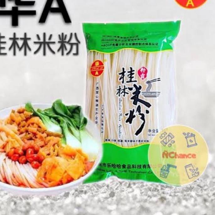 

Baru - Mie beras kering Guilin / Dried rice noodle / bihun 桂林米粉 500G