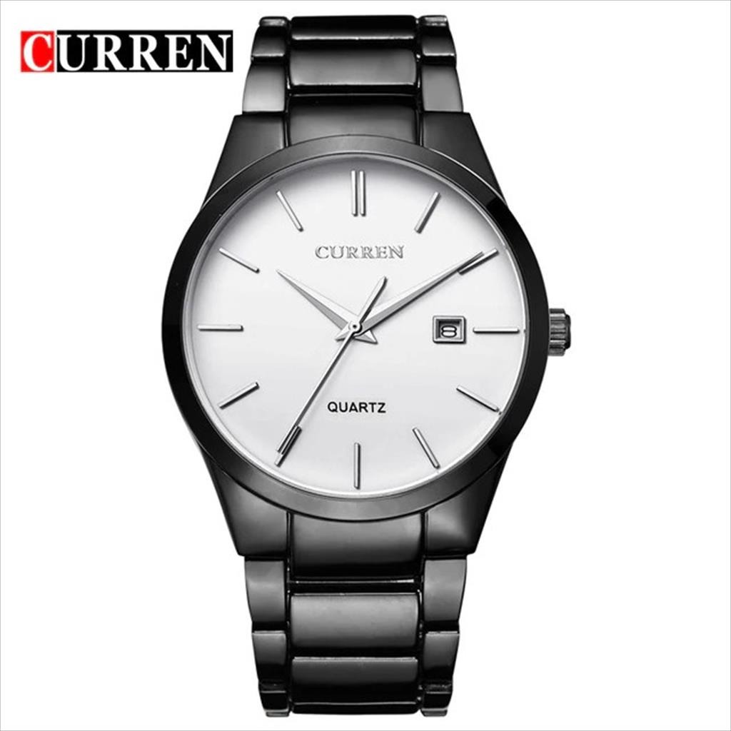 Jam Tangan Pria / Curren / 8106 Date / Jam Tangan Stainless Steel Curren Original