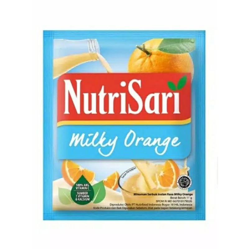 Nutrisari Milky Orange 1 renteng