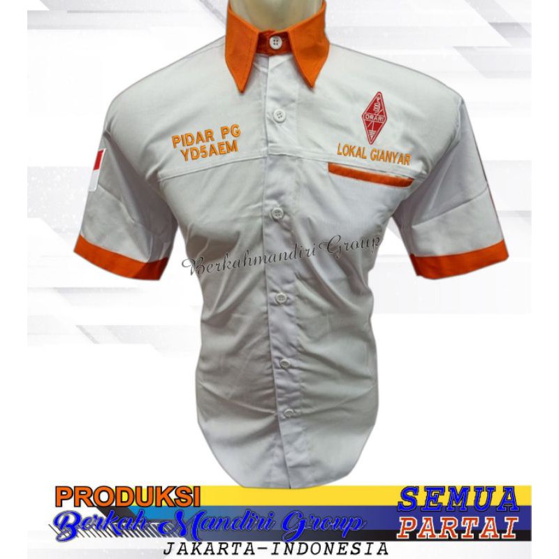 Kemeja Orari radio amatir bordir