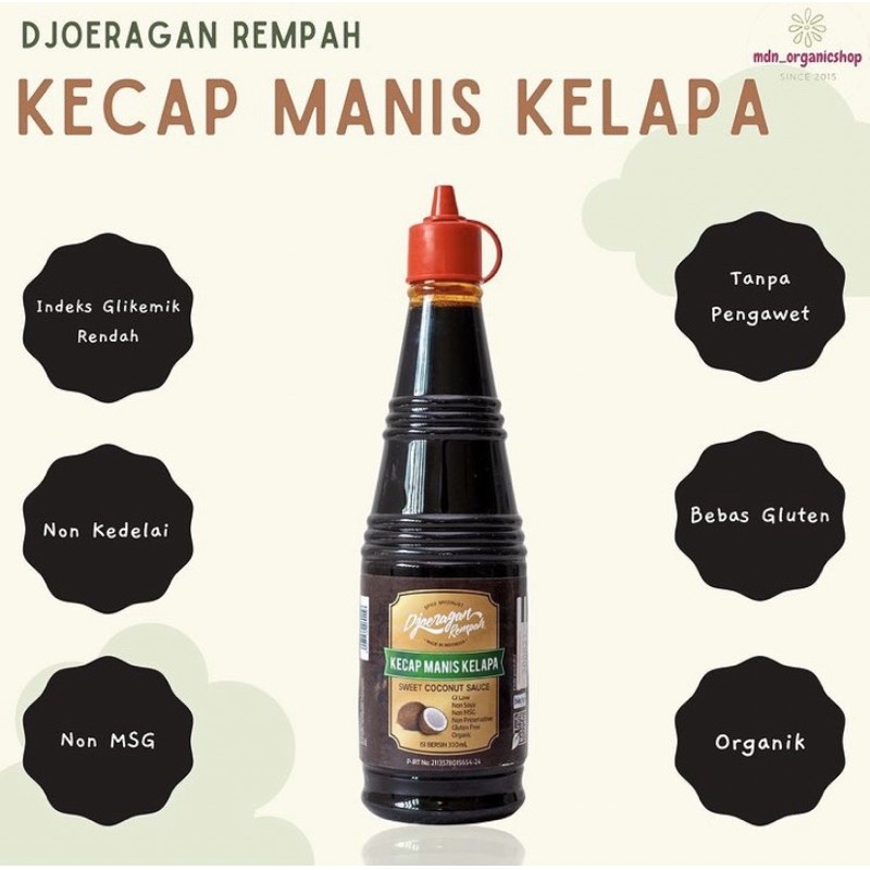 

Kecap Manis Kelapa Djoeragan Rempah 300ml
