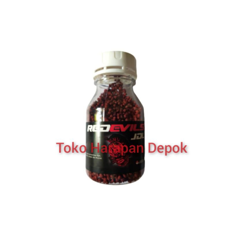 JDL RED DEVILS 100gr pelet makanan pakan ikan louhan lohan