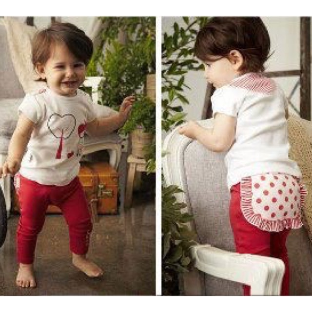 Baju set atas bawah / kaos dan celana