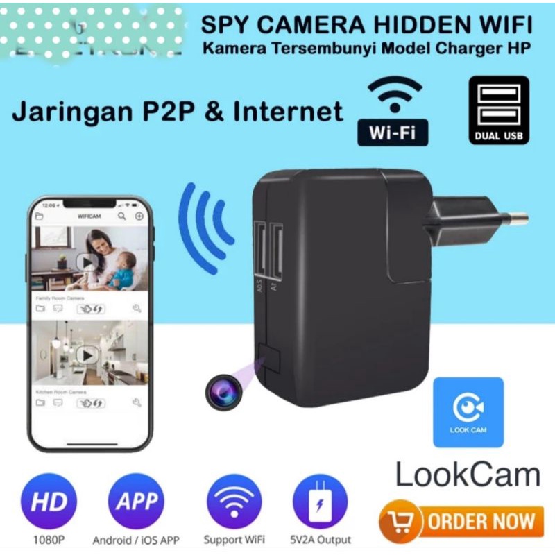 Kamera/Camera/Cctv/Ipcam/SPY CHARGER COLOKAN WI-FI/BEST