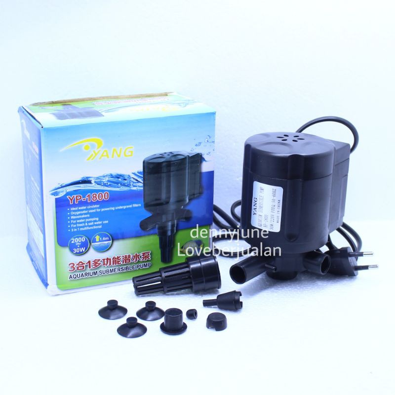 Pompa Akuarium Celup YANG YP 1800 Power Head Mesin Filter 30 watt