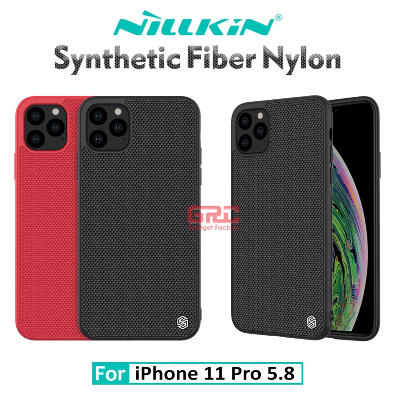 Hard Case Apple iPhone 11 Pro 5.8Nillkin Textured Nylon Fiber Casing Original