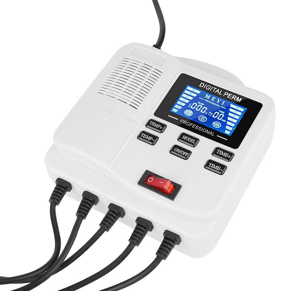 COD Portable Mini  Digital PTC Heating Hair Perm Machine with Hair Roller Styling Tool