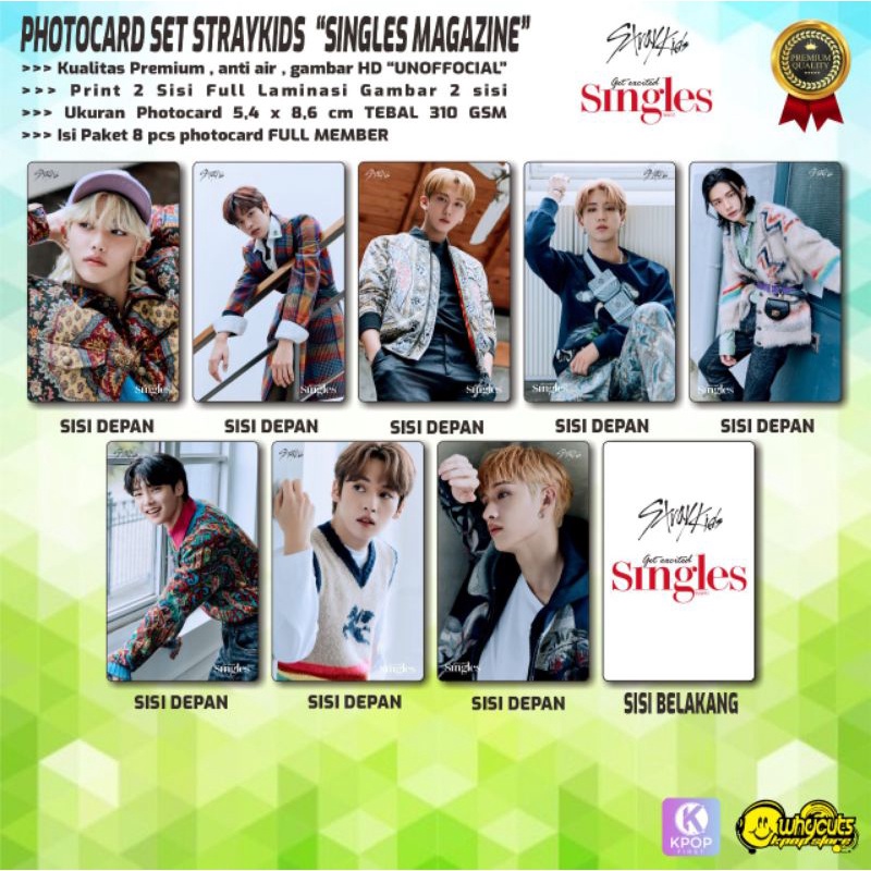 PHOTOCARD SET PC STRAYKIDS PREMIUM // CHRISTMAS EVE // VIDEO CALL EVENT // SINGLE MAGAZINE // STAY