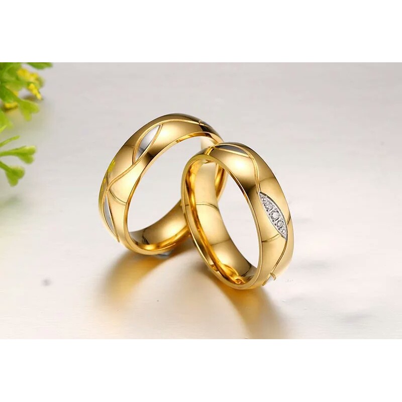 [ SALE] OBRAL Cincin Couple / Tunangan / Nikah / Pasangan / Titanium C017