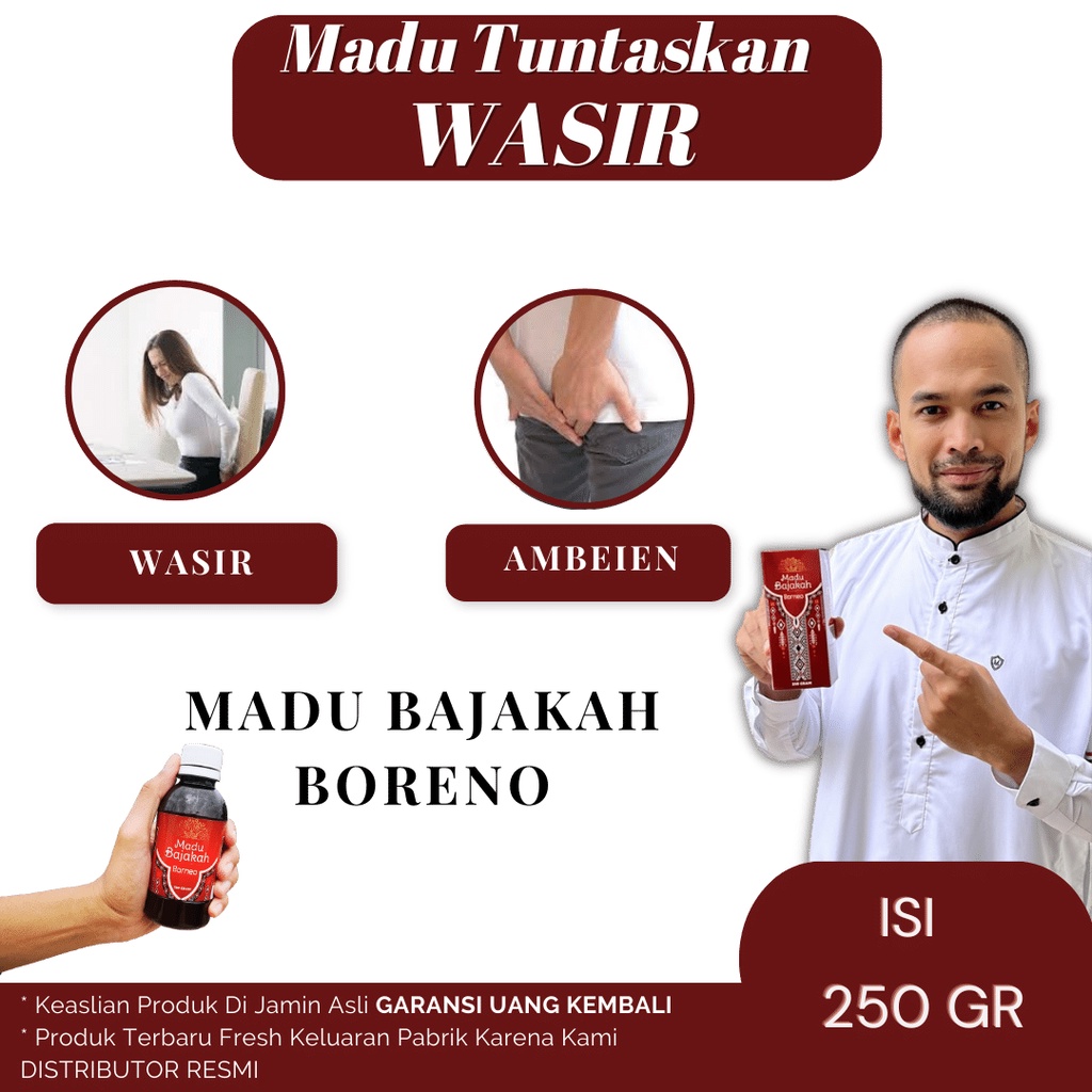 

Madu Bajakah Borneo Original Tuntaskan Wasir dan Ambeien