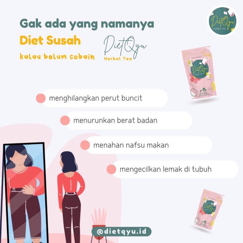 [ BISA COD ] TEH DIETQYU HERBAL