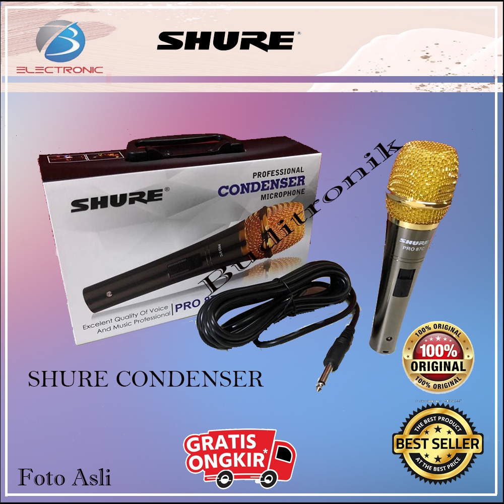 MIC CONDENSOR SHURE PRO 87C / CONDENSER SHURE MIC