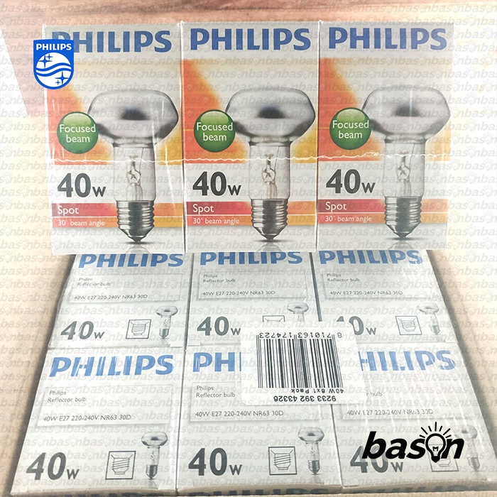 PHILIPS NR63 Spot 40W E27 220-240V 30D - Lampu Reflektor