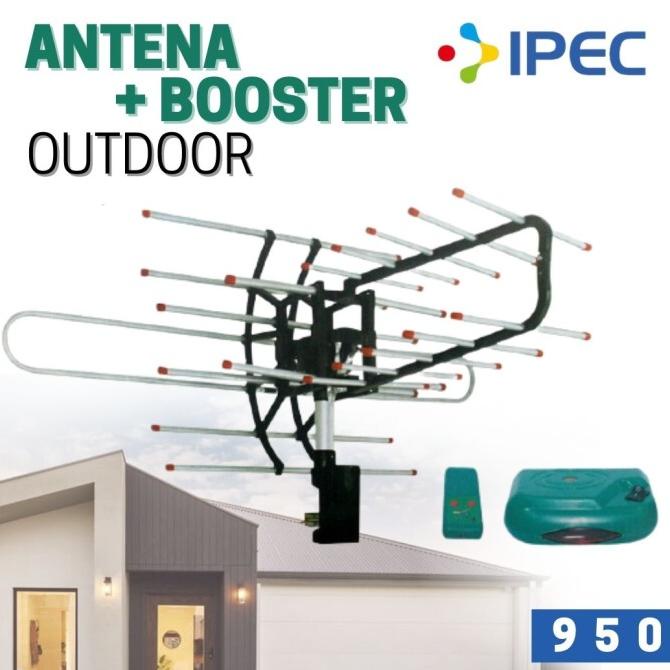 Antena TV digital Outdoor / Luar + Remote + Booster TV Q 950