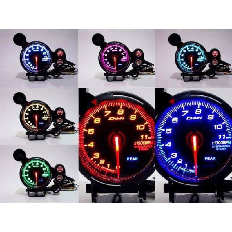 tachometer defi 7 warna
