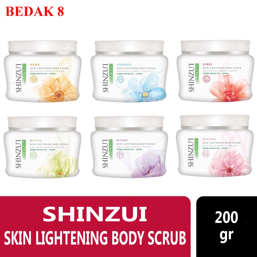 Shinzui Skin Lightening Body Scrub 100 gr | 200 gr/ Lulur Shinzui 100 gr | 200 gr