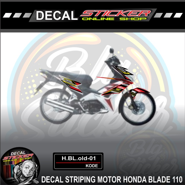 STRIPING MOTOR HONDA-STRIPING HONDA BLADE OLD